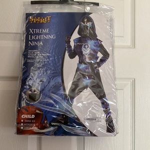 Brand New Xtreme Lightning Ninja Halloween Costume Child Sz. Small 4-6